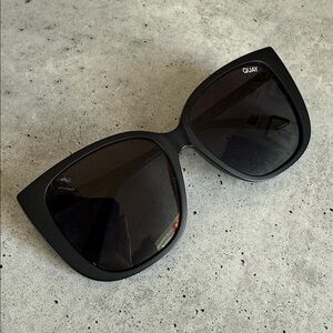 Quay Ever After Polarized Black Sunglasses